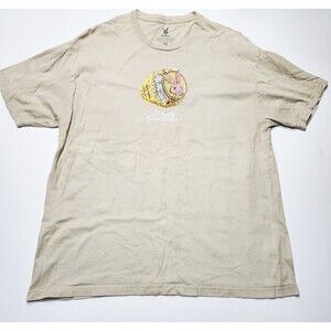 Color Bars x Playboy Hotel & Casino Gold Championship Ring T-Shirt XL Tan